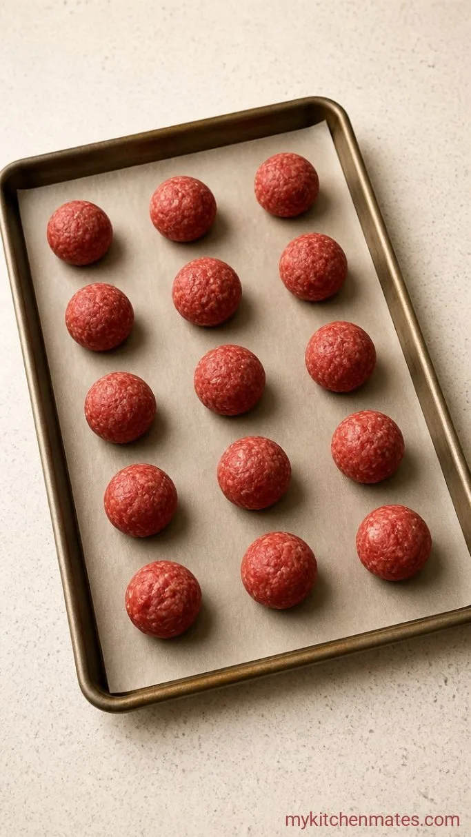 Step 2: Shape the Meatballs