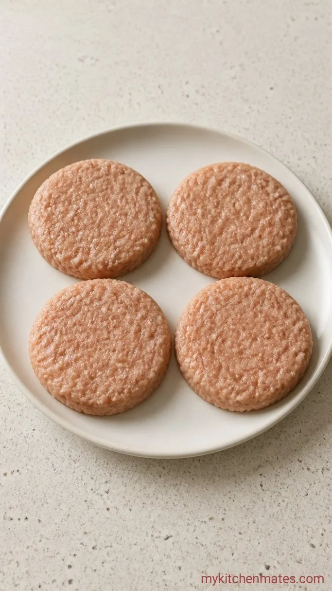 Juicy Air Fryer Turkey Burgers Step 2: Shape the Patties