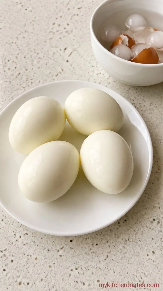 Step 2: Shock and Peel the Eggs