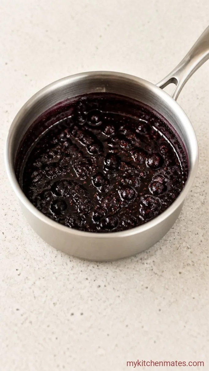 Step 2: Simmer and Mash the Berries