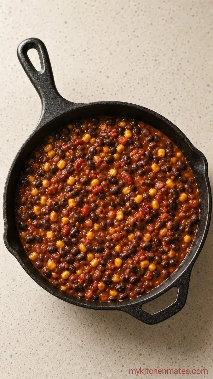 Step 2: Simmer the Beans and Corn