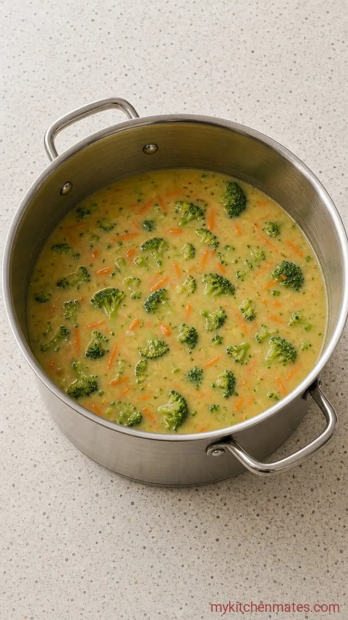 Step 2: Simmer the Broccoli and Carrot