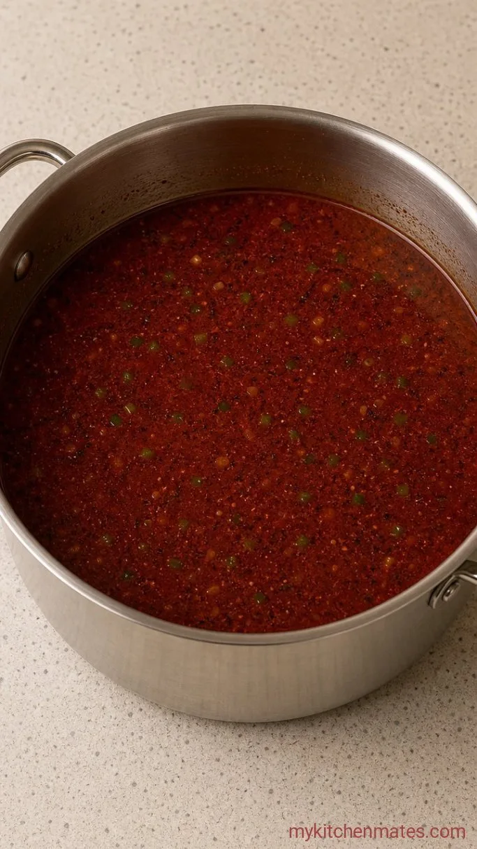 Creamy Keto Chicken Enchilada Soup (30 Minutes) Step 2: Simmer the Broth