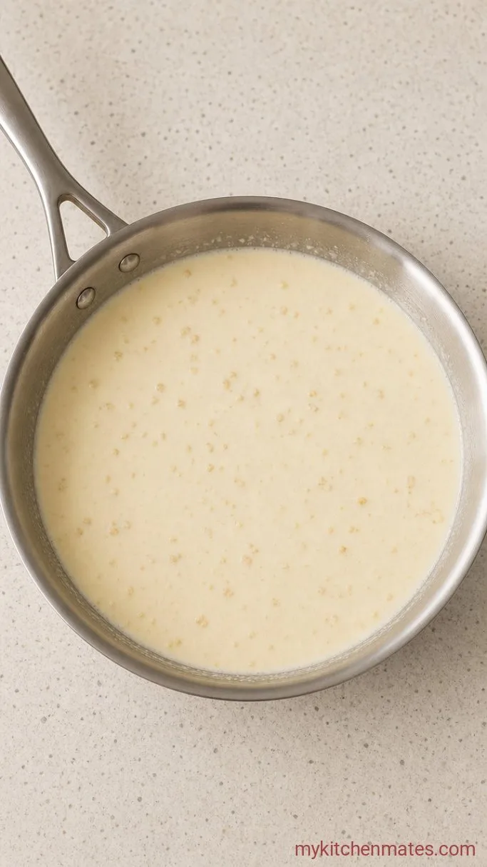 Step 2: Simmer the cream