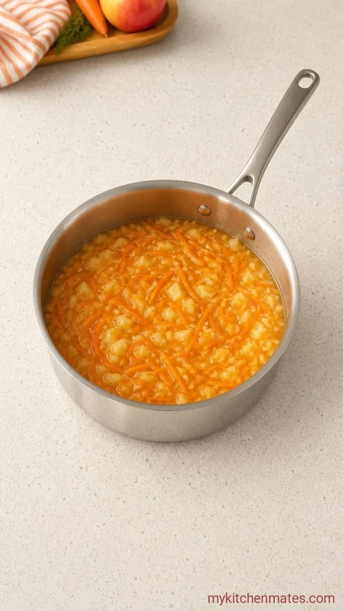 Spiced Carrot Cake Jam (No Pectin Needed) Step 2: Simmer the Mixture