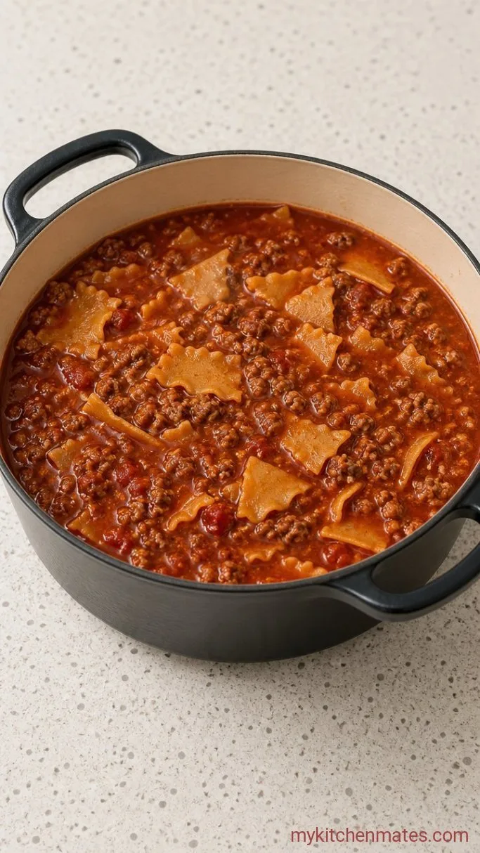 Step 2: Simmer the Pasta in the Sauce