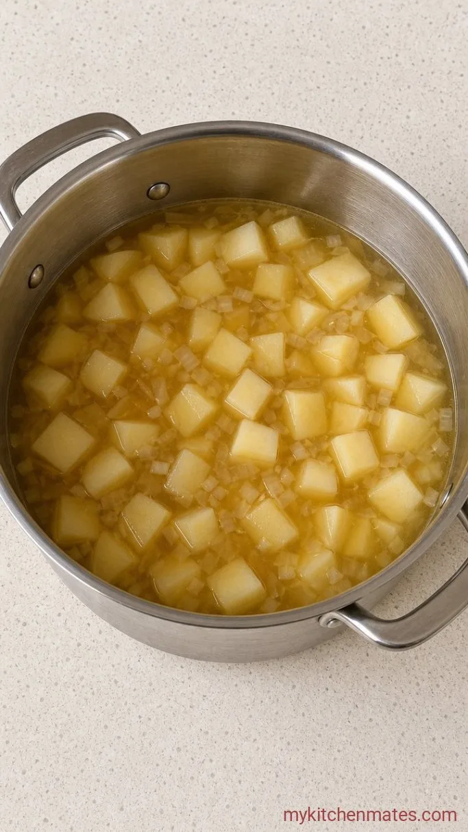 Step 2: Simmer the Potatoes