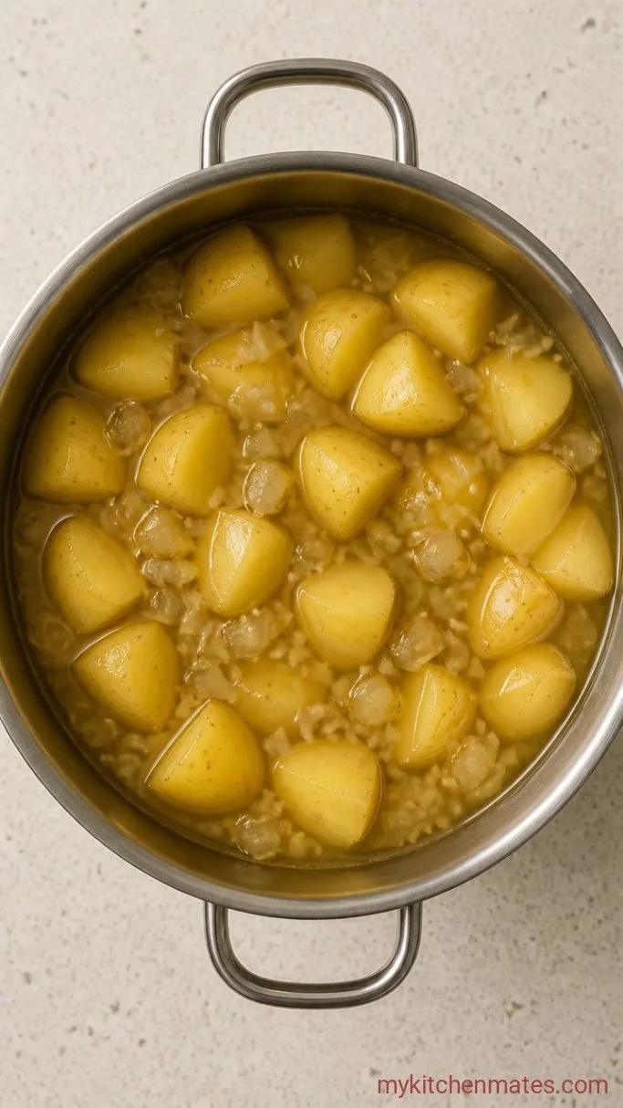 Step 2: Simmer the Potatoes