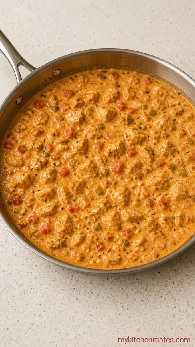 Step 2: Simmer the Queso Sauce