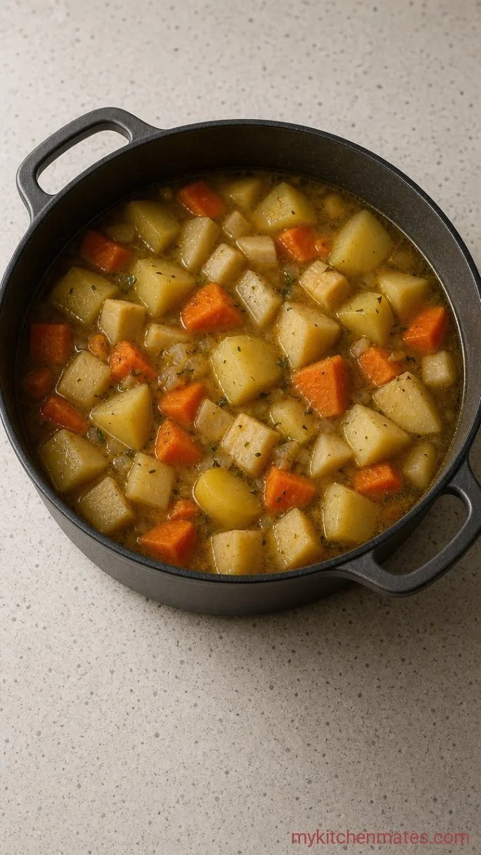 Creamy Irish Vegetable Soup (Ready in 45 Minutes) Step 2: Simmer the Root Vegetables
