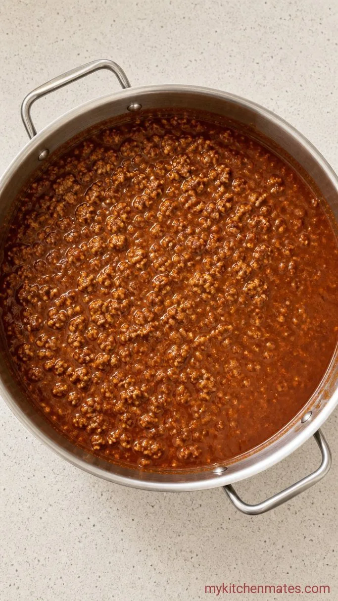 Quick High Protein Spaghetti with Turkey Bolognese Step 2: Simmer the Sauce