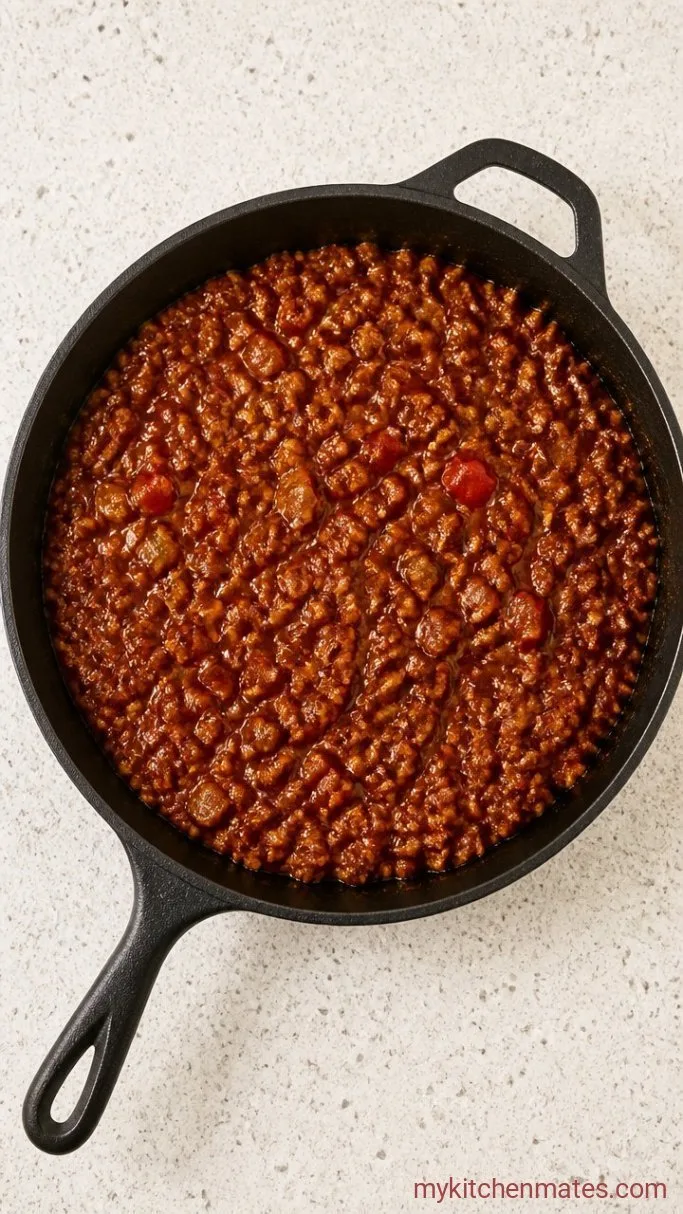 Step 2: Simmer the Sloppy Joe Filling