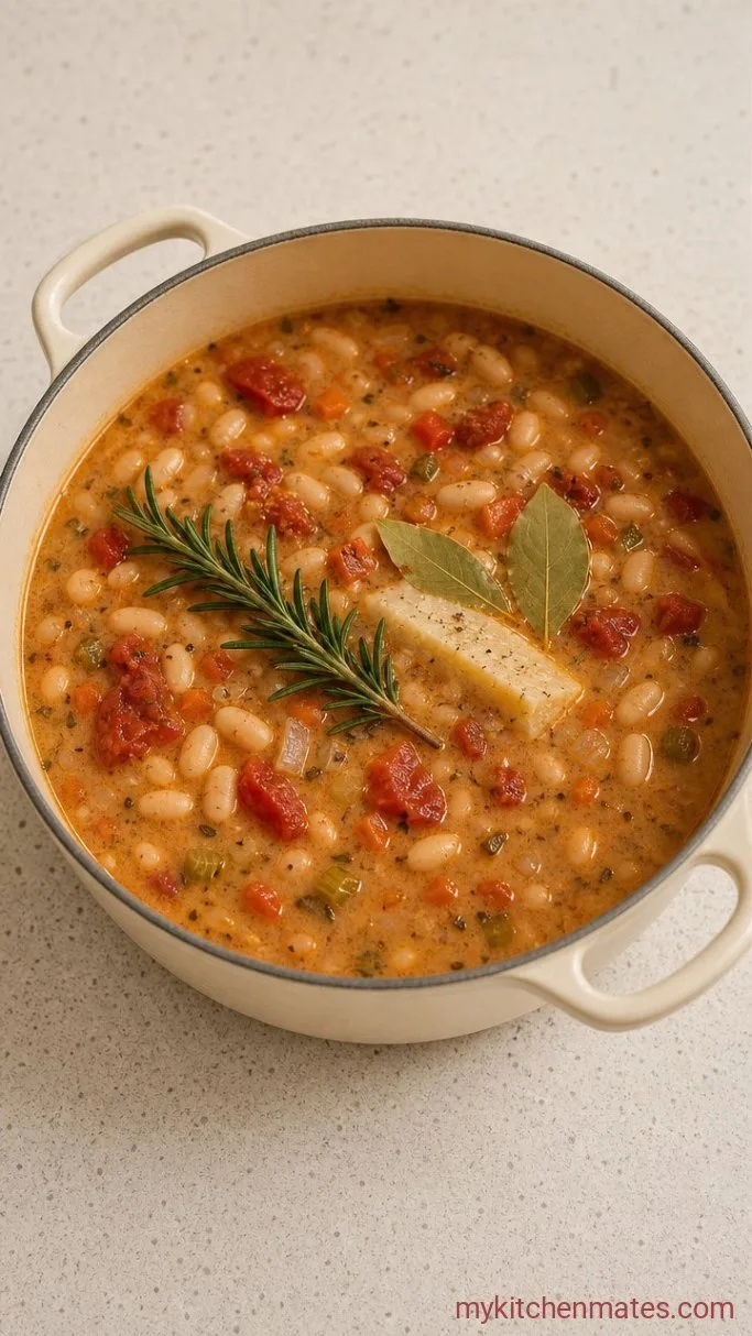 30-Minute Italian White Bean Soup Step 2: Simmer the Soup