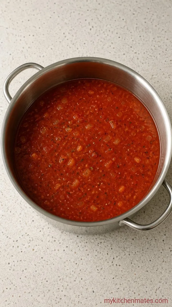 Step 2: Simmer the Tomato Base