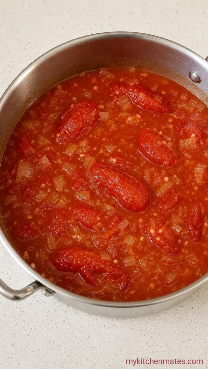 Step 2: Simmer the Tomatoes