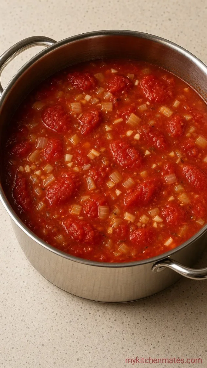 Step 2: Simmer the Tomatoes