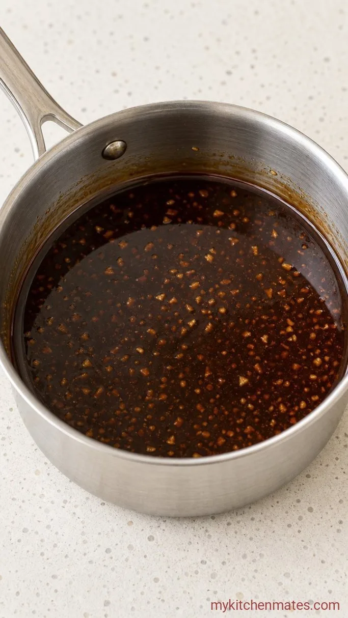Quick 10-Minute Japanese BBQ Sauce Step 2: Simmer Until Glossy