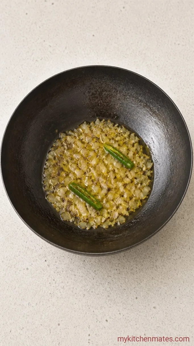 Step 2: Sizzle the Cumin and Onions
