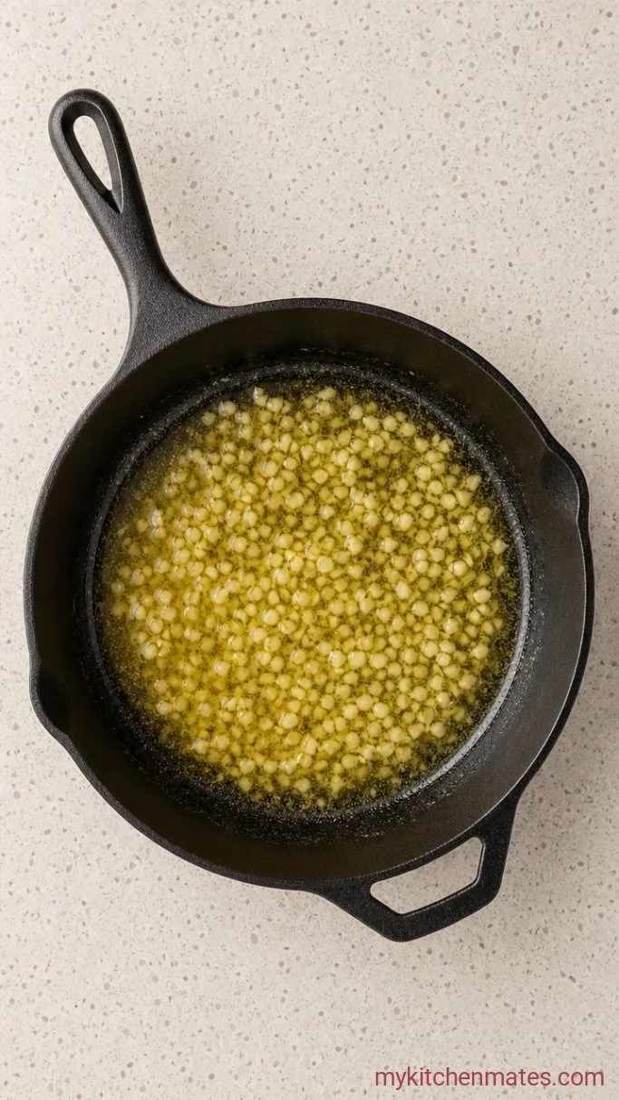 Step 2: Sizzle the Garlic