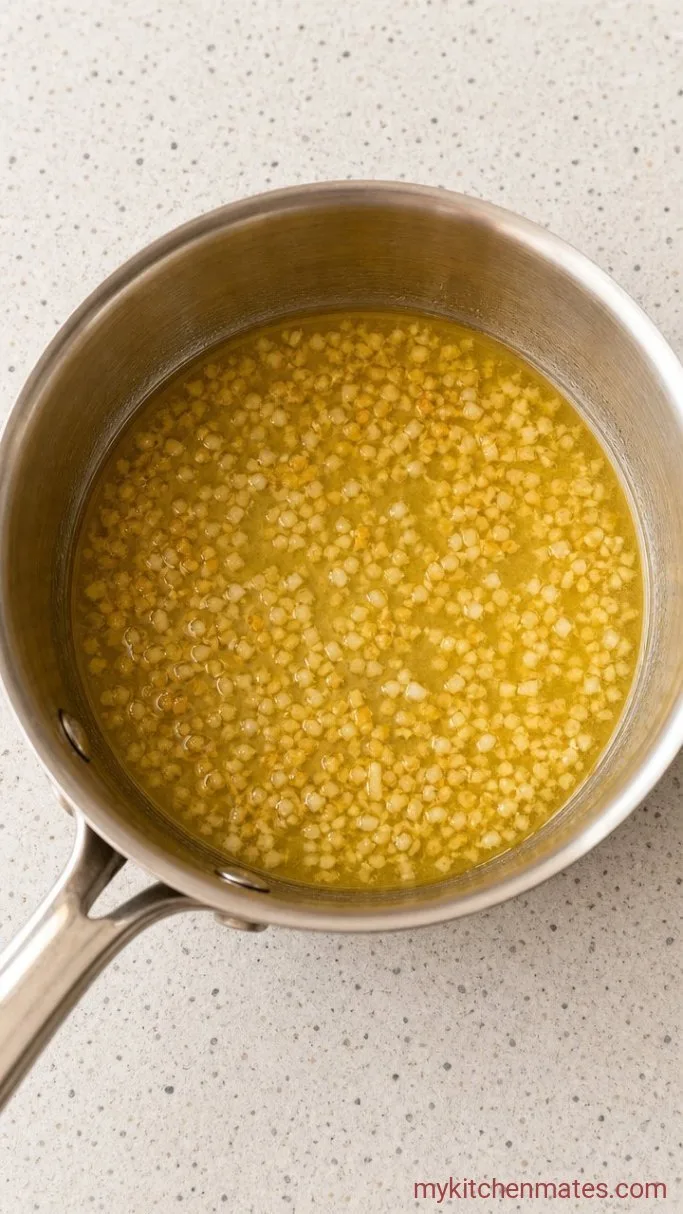 Step 2: Sizzle the Garlic