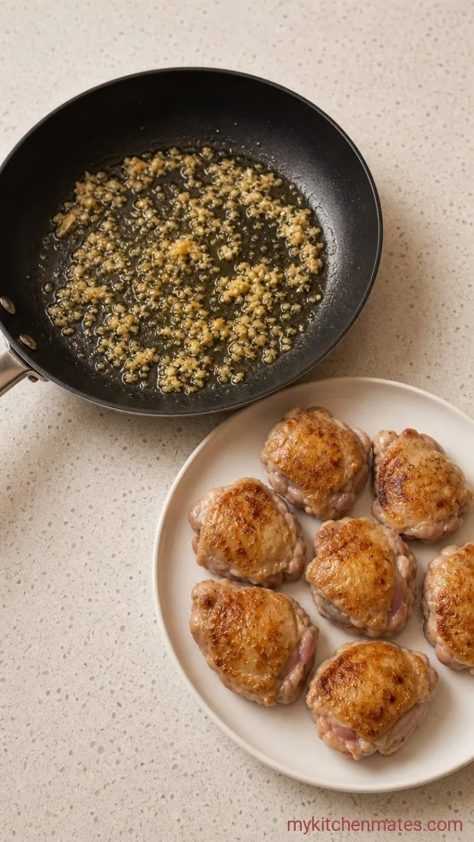 Step 2: Sizzle the Ginger and Garlic