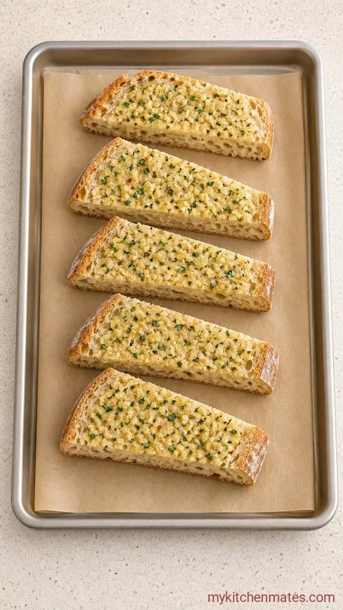 Step 2: Slice and Spread the Bread