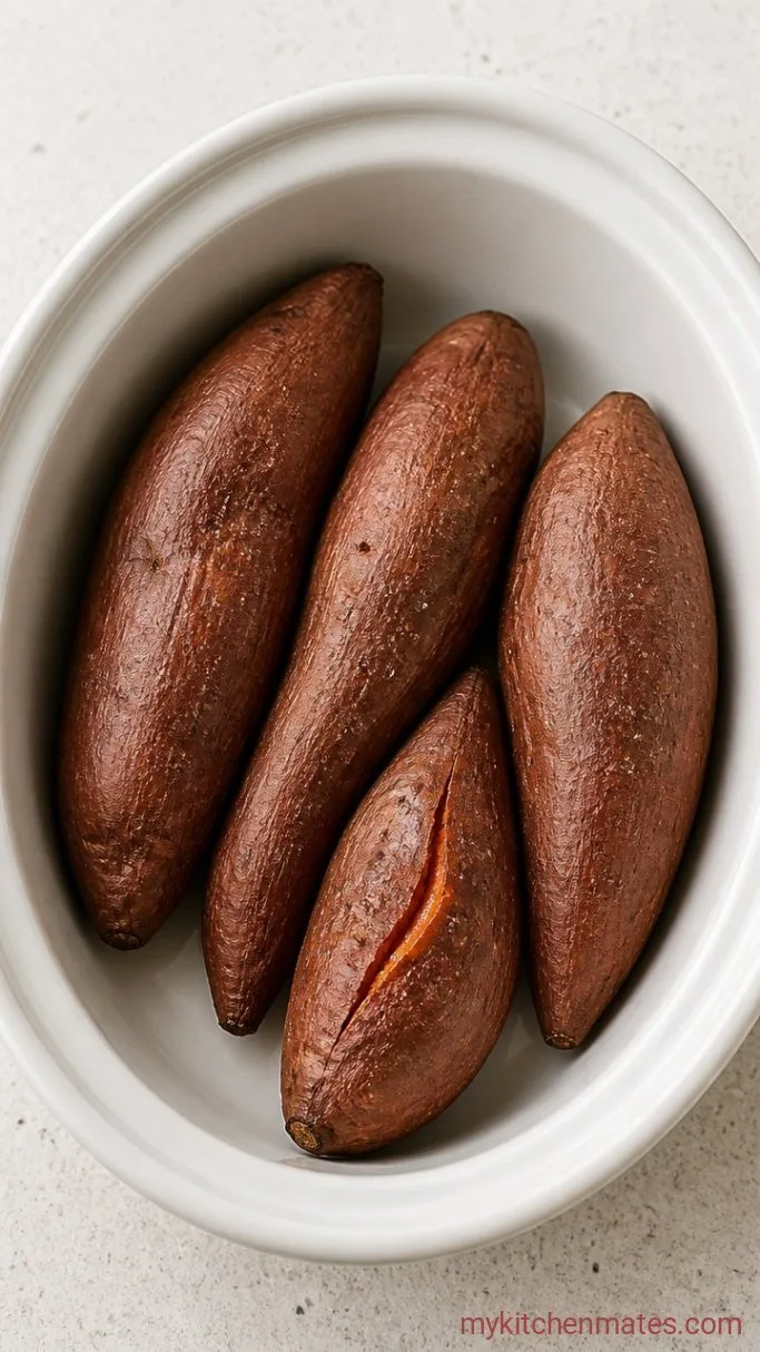 Step 2: Slow Cook the Sweet Potatoes