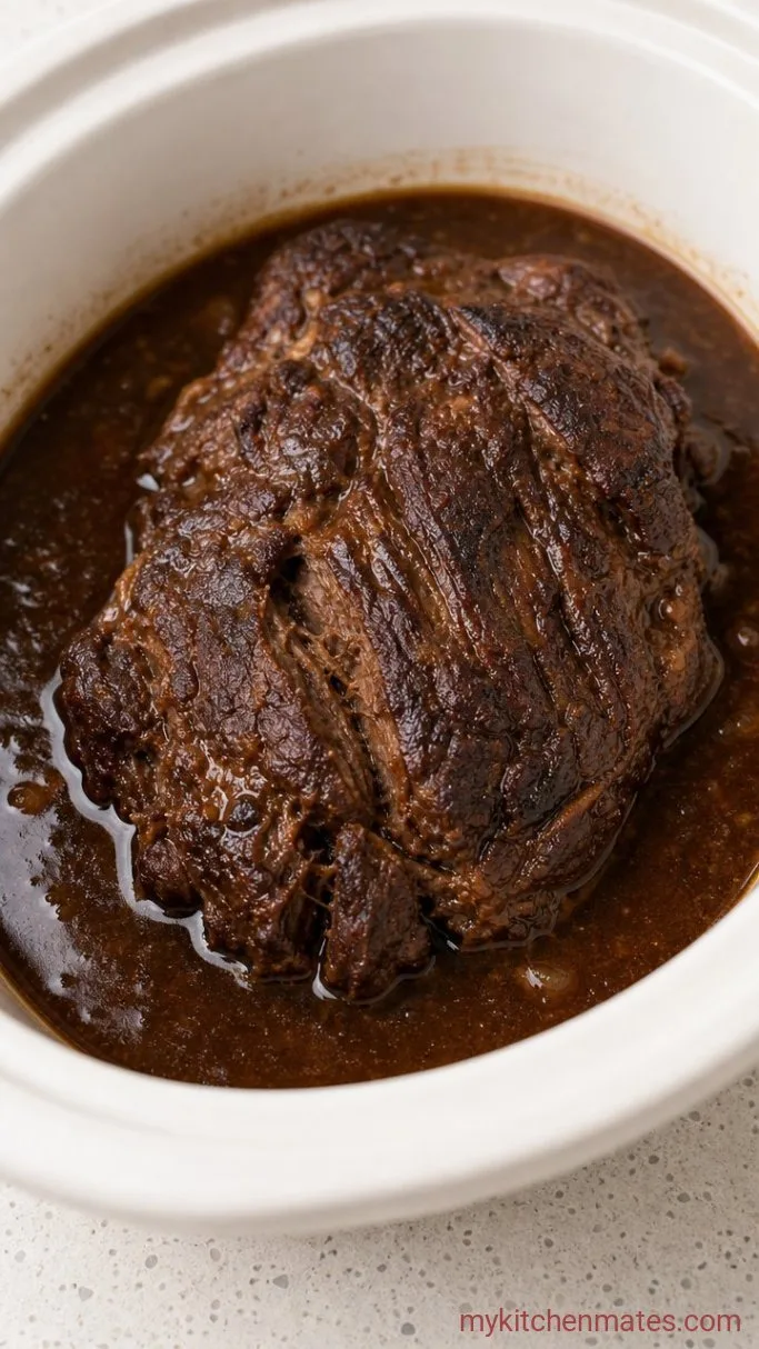 Tender Crockpot Shredded Beef (So Flavorful, Hands-Off) Step 2: Slow Cook to Tenderness