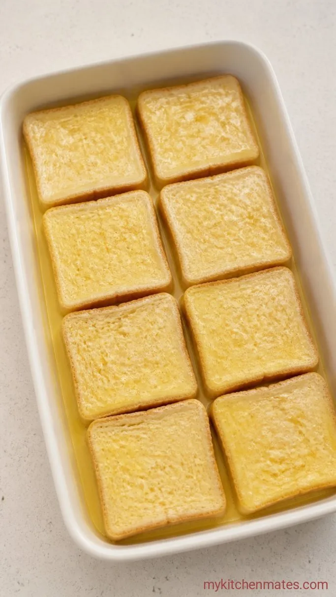 20-Minute Texas Toast French Toast Step 2: Soak the Bread