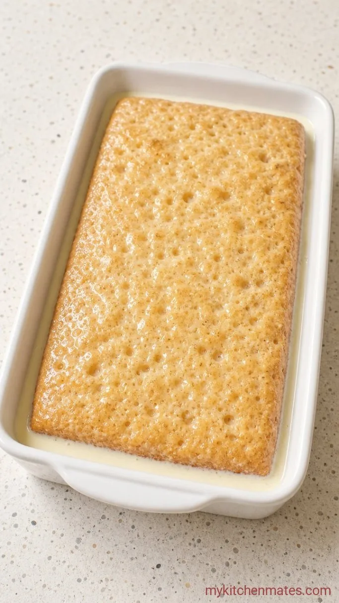 Step 2: Soak the Cake