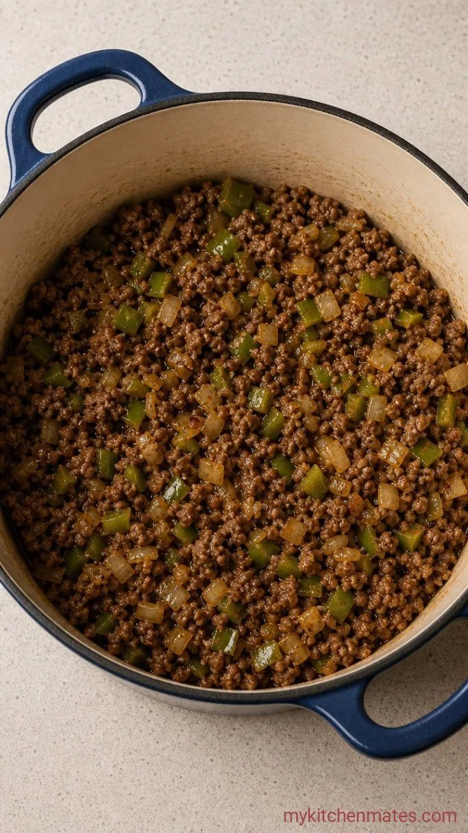 Hearty Beef Chili That's Ready in Under an Hour Step 2: Soften the Aromatics