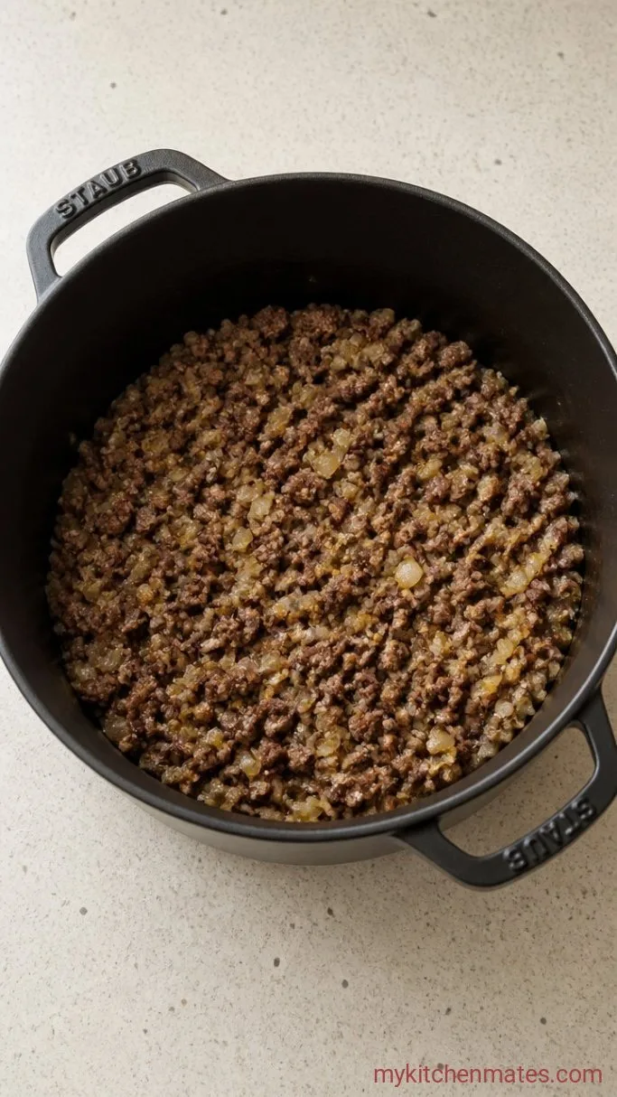 Quick 30-Minute Beef Chili Beans Step 2: Soften the Aromatics