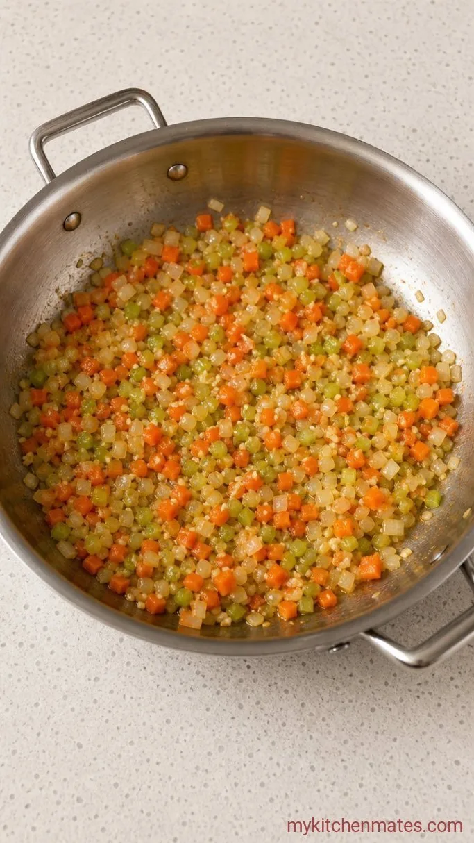 Step 2: Soften the Vegetables