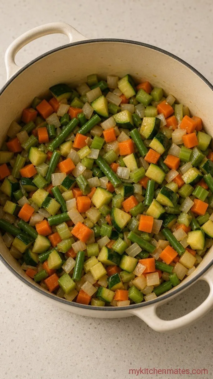 Step 2: Soften the Vegetables