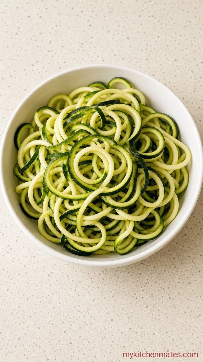 Step 2: Spiralize the Zucchini