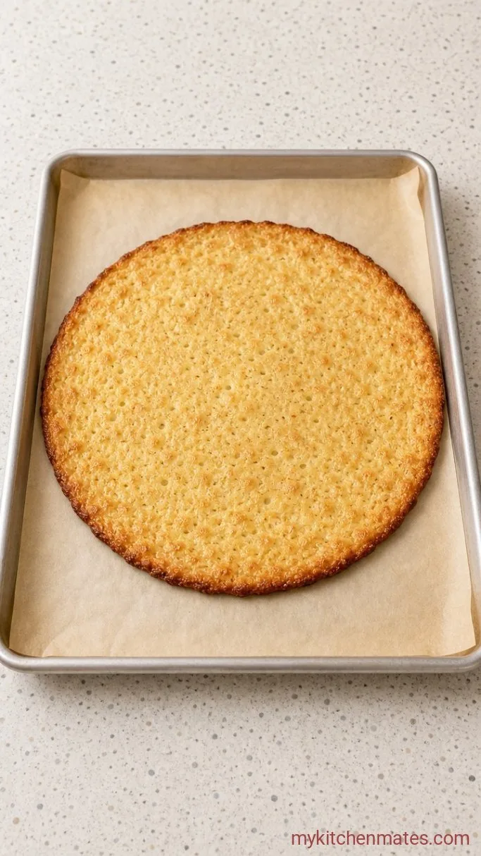 Step 2: Spread and Bake the Crust