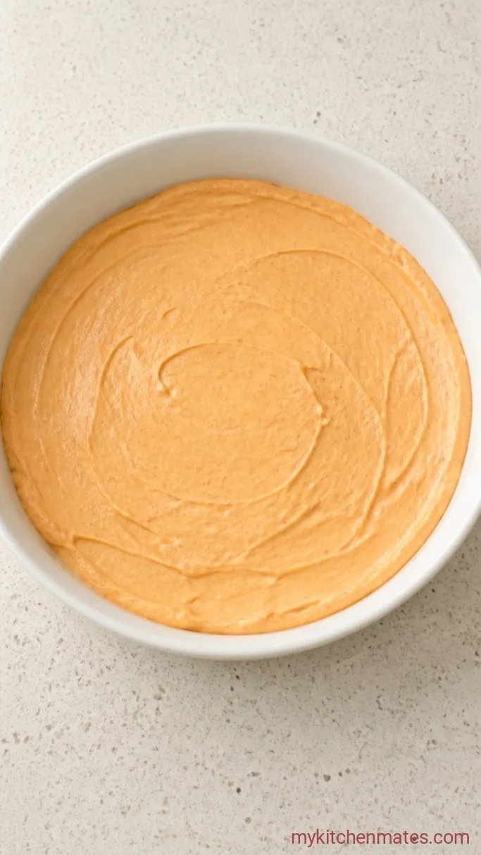 Quick No-Bake Taco Dip with Cream Cheese Step 2: Spread It Into the Dish
