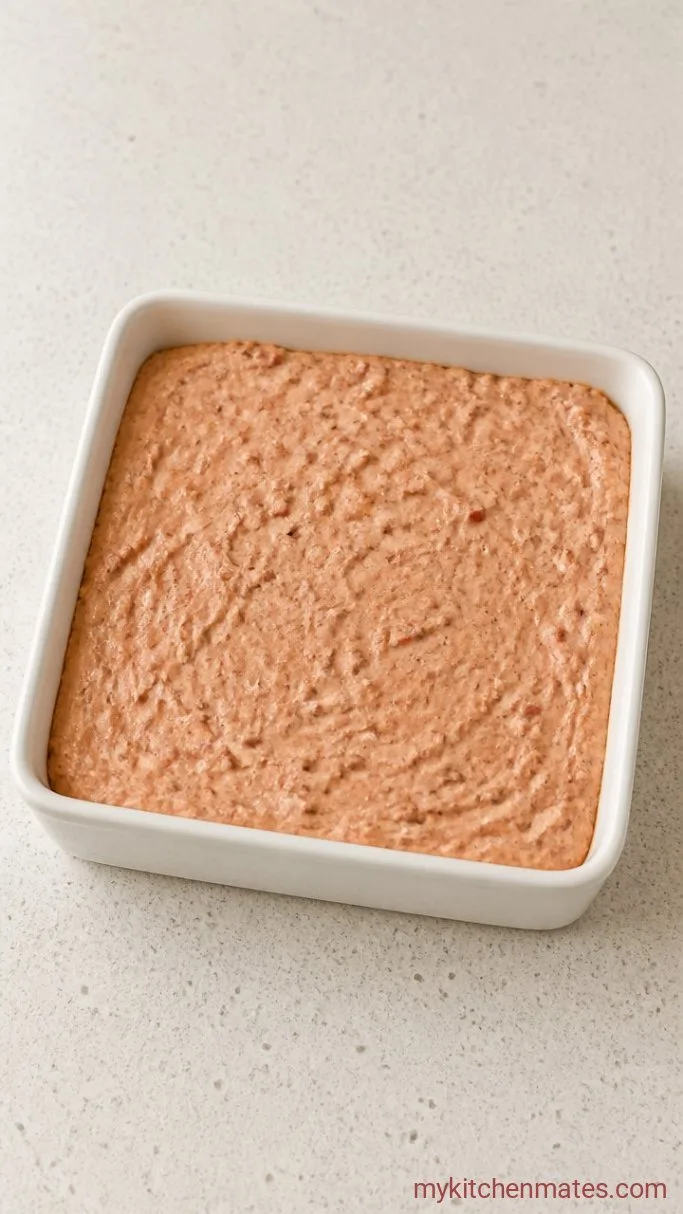 Cheesy Refried Bean Dip Ready in 30 Minutes Step 2: Spread the Dip