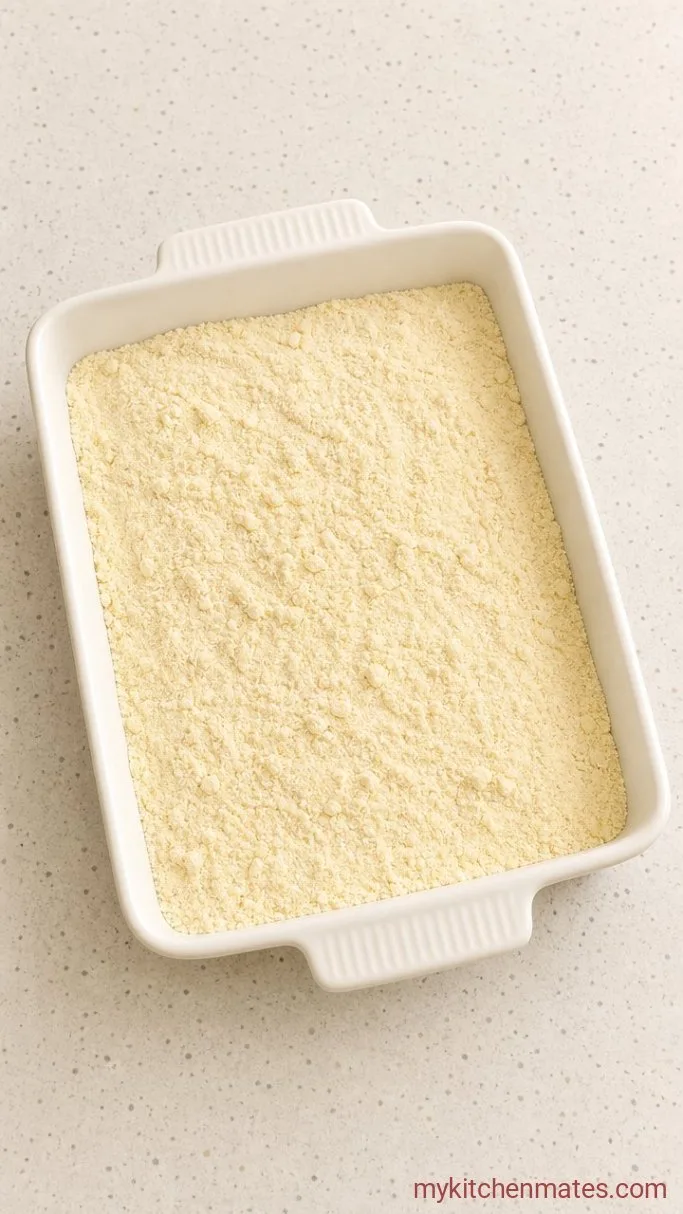 Step 2: Sprinkle the Cake Mix