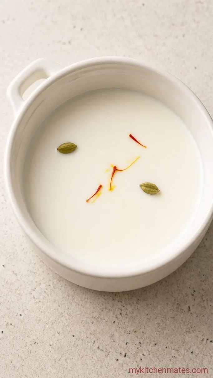 Step 2: Steep the Aromatics in Milk