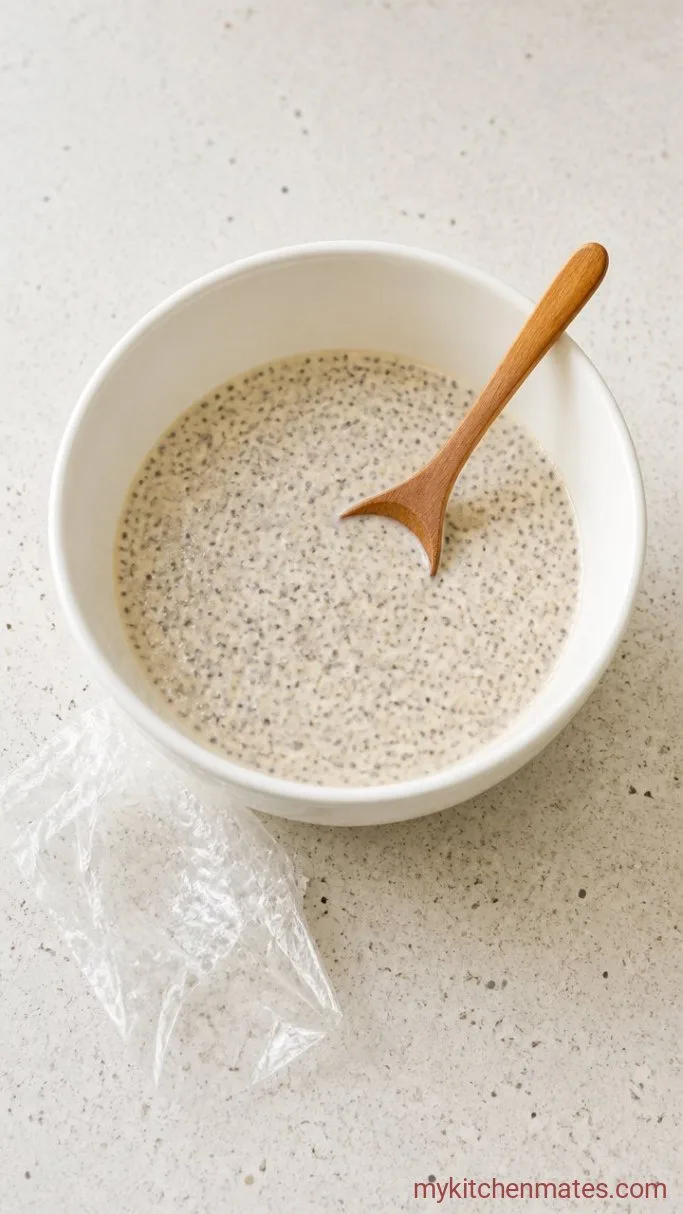 Creamy Almond Milk Chia Pudding (4 Ingredients, No Cook) Step 2: Stir and Chill