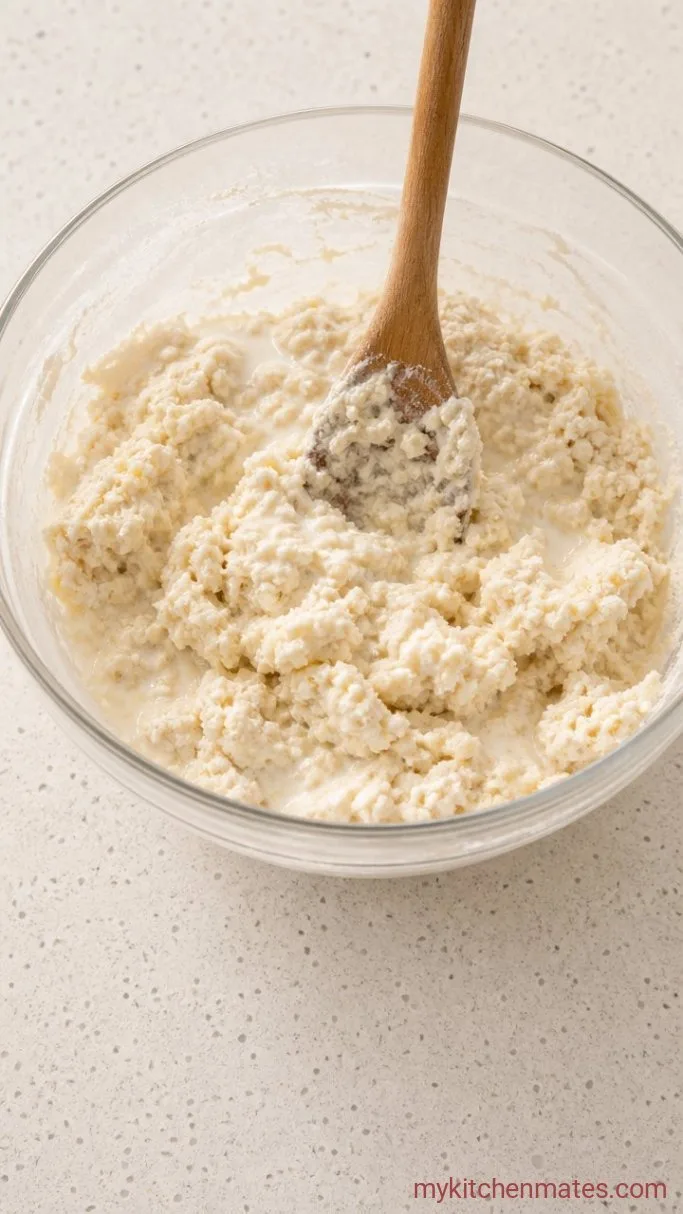 Step 2: Stir in the Buttermilk