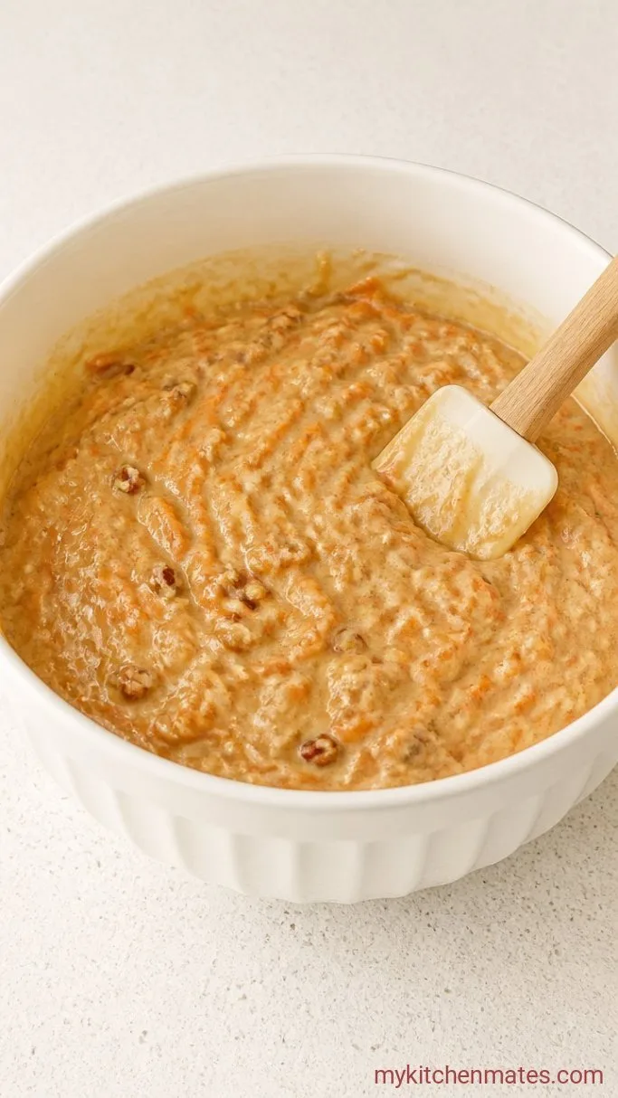 Step 2: Stir in the Carrot and Wet Ingredients