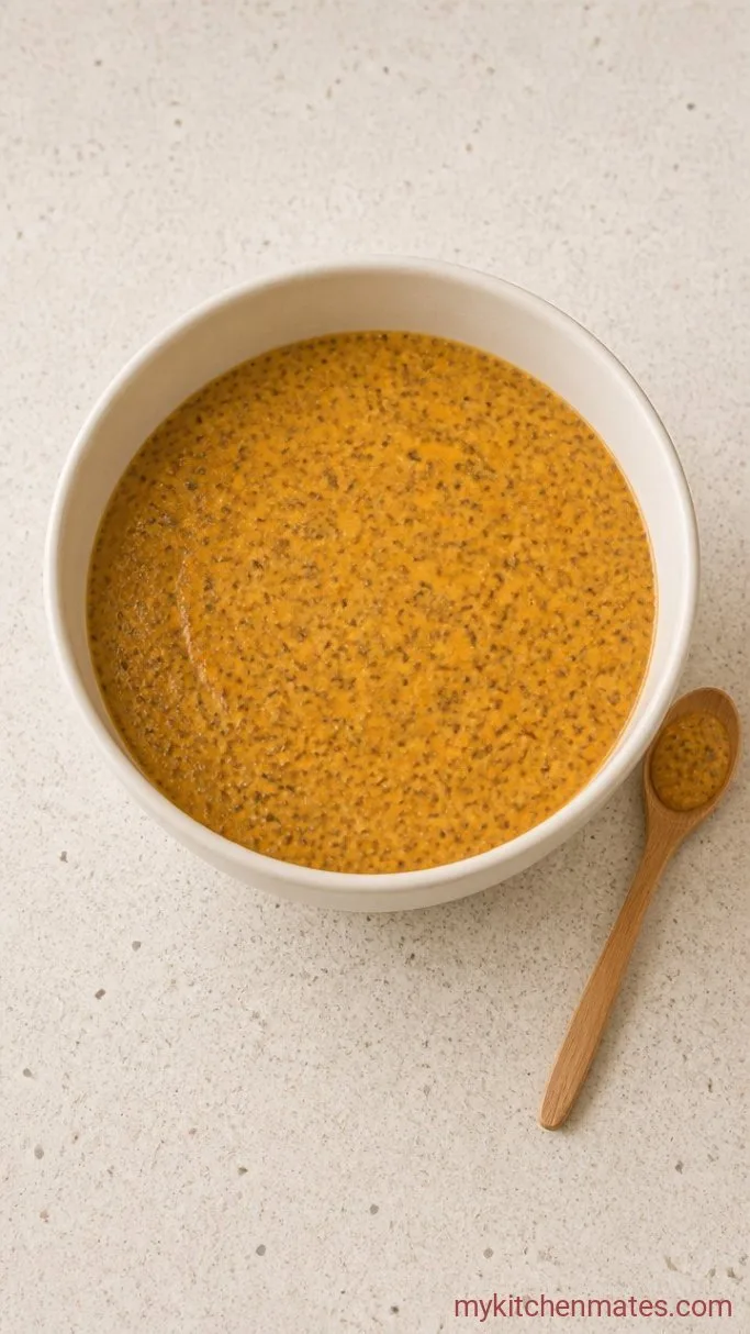 Creamy Pumpkin Chia Pudding Step 2: Stir in the Chia Seeds