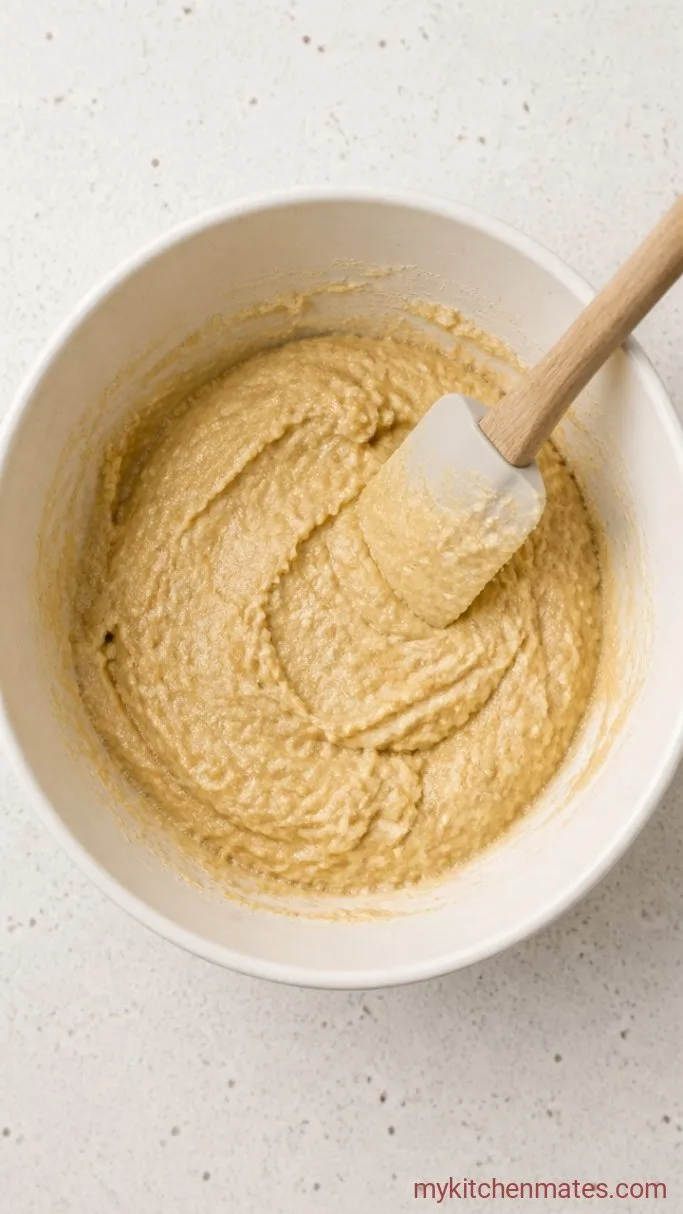 One-Bowl Coconut Flour Blueberry Muffins Step 2: Stir in the Coconut Flour