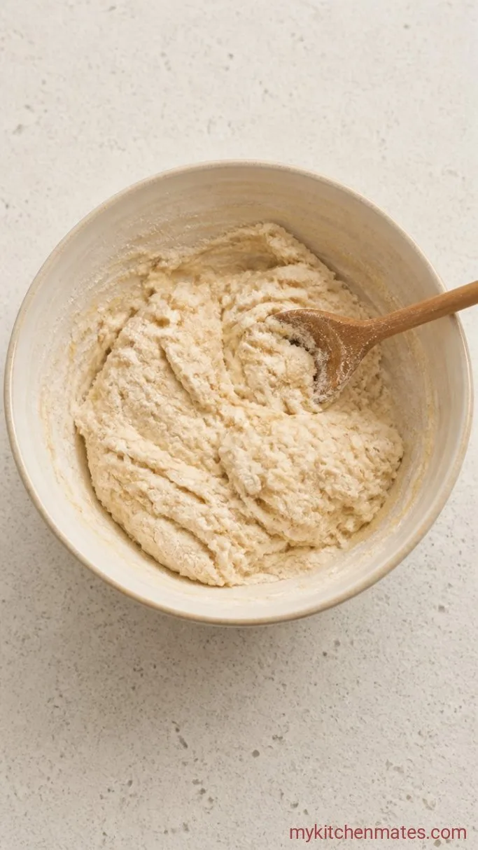 Flaky 30-Minute Sourdough Discard Biscuits Step 2: Stir in the Discard and Buttermilk