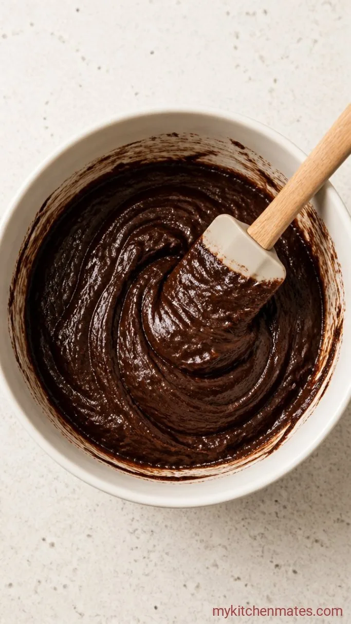 Fudgy 20-Minute Mini Brownie Bites Step 2: Stir in the Dry Ingredients