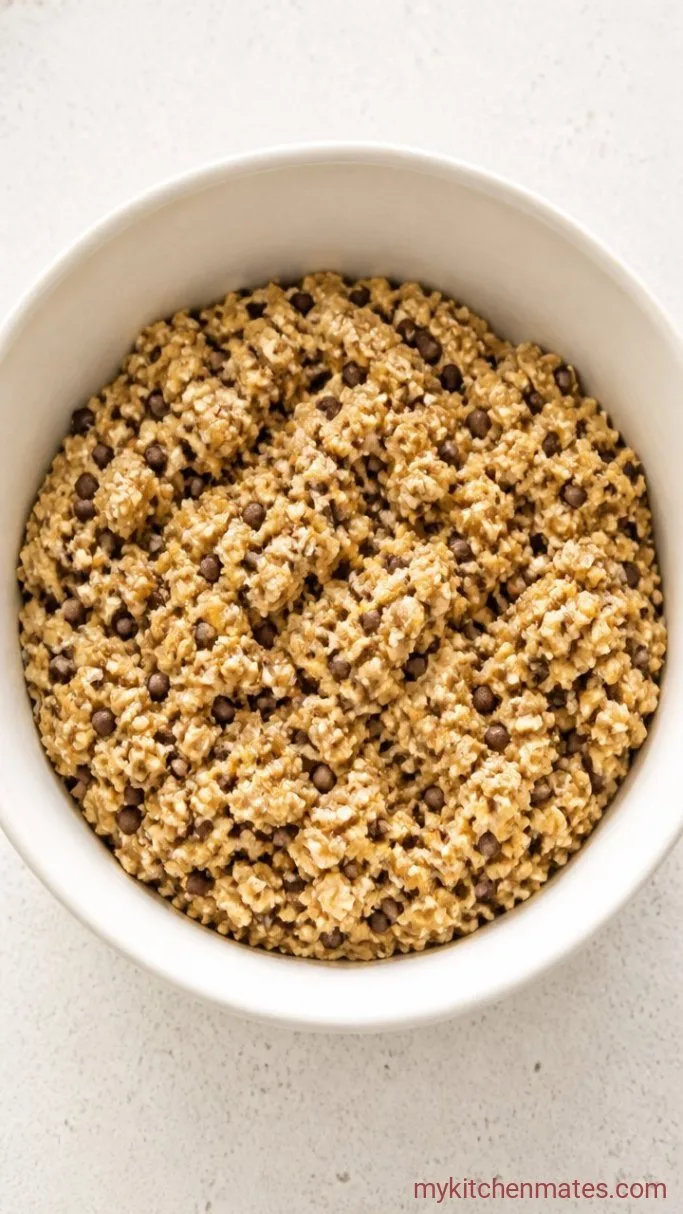 5-Ingredient Peanut Butter Protein Balls Step 2: Stir In the Dry Ingredients