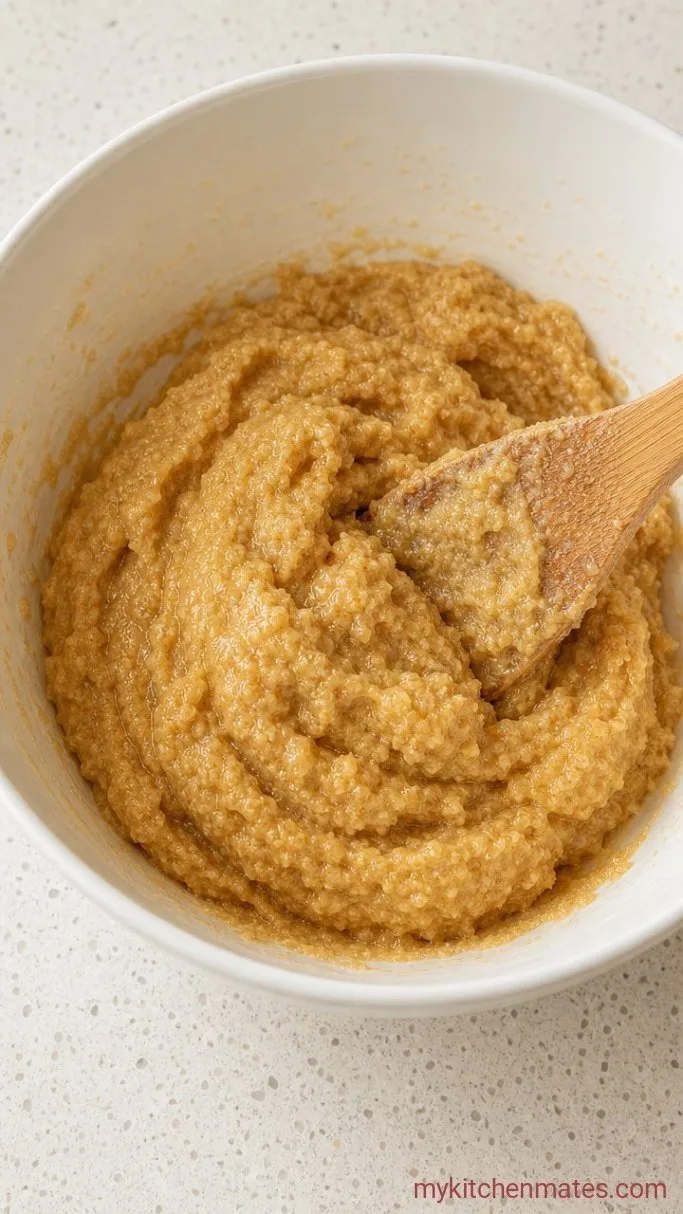 Step 2: Stir in the Melted Butter, Maple Syrup, and Vanilla