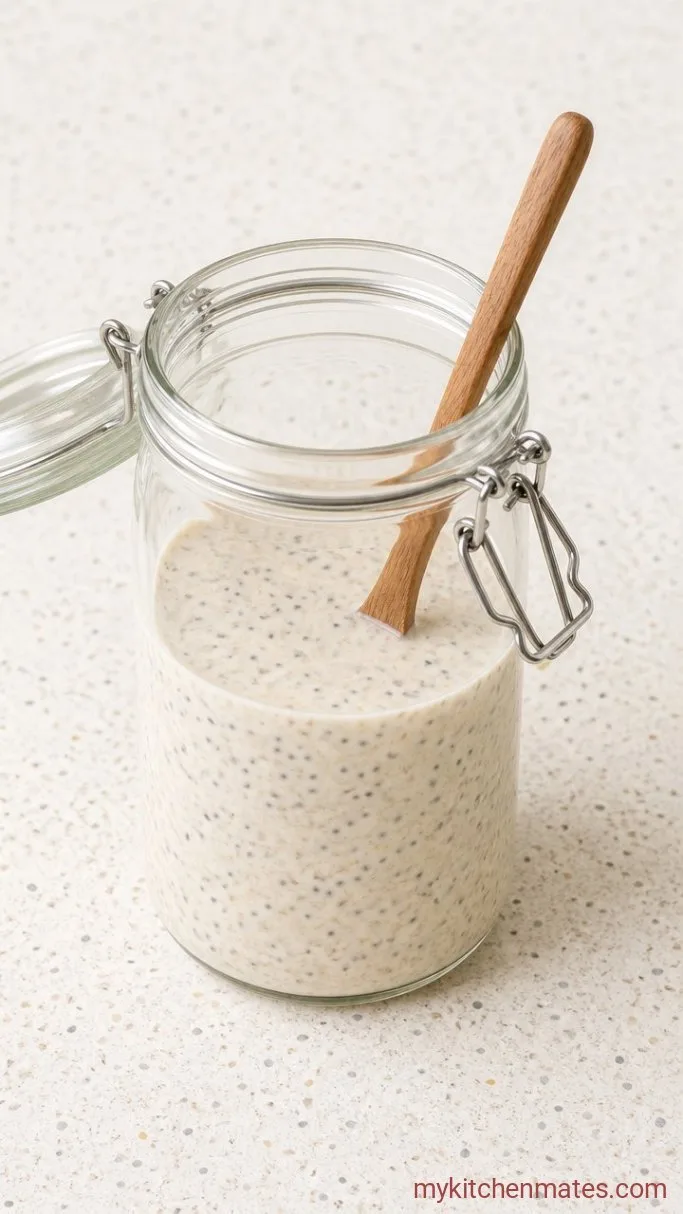 Creamy Vegan Overnight Oats (Just 5 Minutes of Prep) Step 2: Stir in the Milk